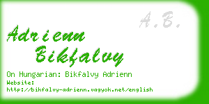 adrienn bikfalvy business card